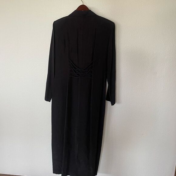 Vintage black and gold button dress jacket - Picture 4 of 6